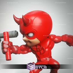 Chibi STL Collection Punisher vs Daredevil