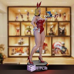 Classic Playboy Bunny waitress STL Files