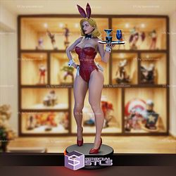 Classic Playboy Bunny waitress STL Files