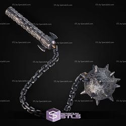 Cosplay STL Files Dark Ages Flail