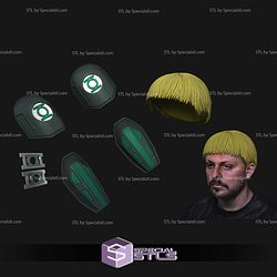 Cosplay STL Files Guy Gardner set