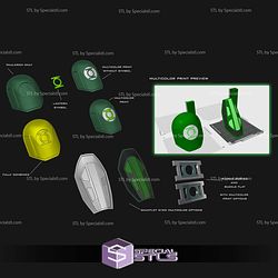 Cosplay STL Files Guy Gardner set