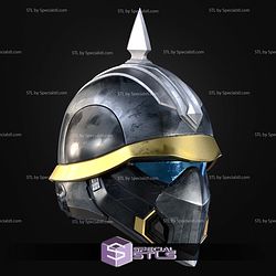 Cosplay STL Files Helldivers 2 Honorary Guard Helmet