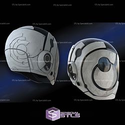 Cosplay STL Files Murderbot Helmet