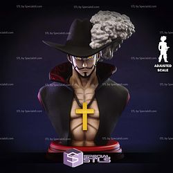Dracule Mihawk Bust Detail STL Files