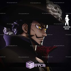 Dracule Mihawk Bust Detail STL Files