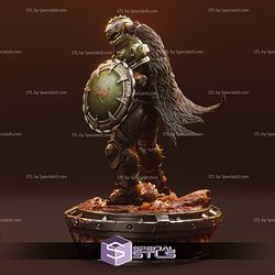 Doom Slayer and Shield Doom Dark Ages STL Files