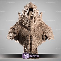 Godzilla Portrait Bust STL Files