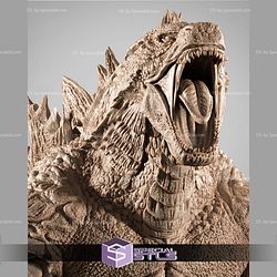 Godzilla Portrait Bust STL Files