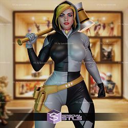 Harley Quinn White Knight STL Files