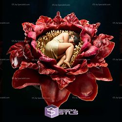 Himlay Girl in flower Fanart STL Files