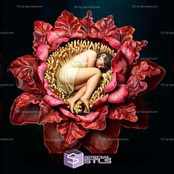 Himlay Girl in flower Fanart STL Files