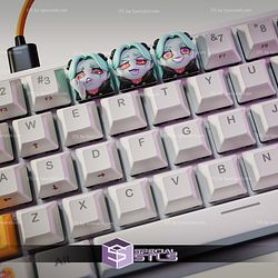 Keycap STL Collection - Rebecca Cyberpunk