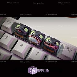 Keycap STL Collection - Toothless
