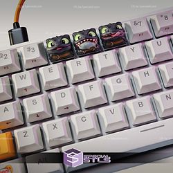 Keycap STL Collection - Toothless