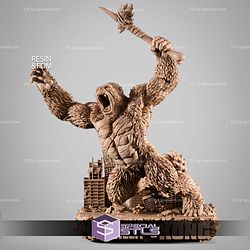 Kong in Battle STL Files