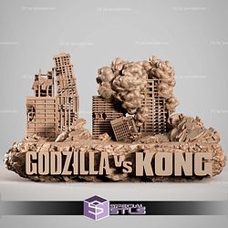 Kong in Battle STL Files