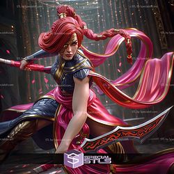 Katarina Battle 215mm STL Files