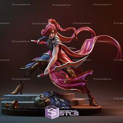 Katarina Battle 215mm STL Files