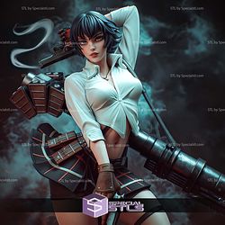 Lady Devil May Cry 3 and Gun STL Files