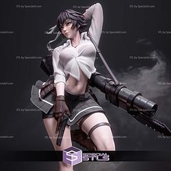 Lady Devil May Cry 3 and Gun STL Files