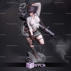 Lady Devil May Cry 3 and Gun STL Files
