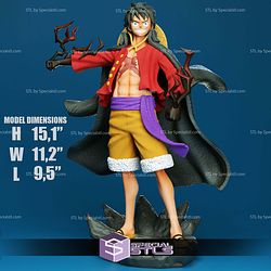 Luffy in Cloak STL Files