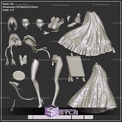 Kronii Maid STL Files