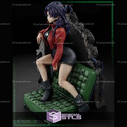 Misato Sofa Neon Genesis Evangelion STL Files