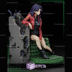 Misato Sofa Neon Genesis Evangelion STL Files