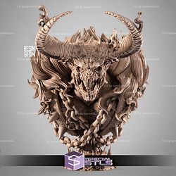 Omega Spawn Portrait Bust STL Files