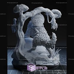 Princess Mononoke on Wolf Forest STL Files