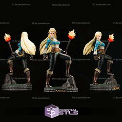 Princess Zelda and Torch STL Files