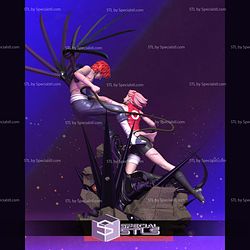 Sakura vs Sasori Battle STL Files