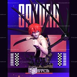 Sasori Battle Bust STL Files