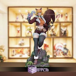 Squirrel Girl Rock Base STL Files