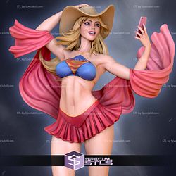Super Girl Selfie STL Files