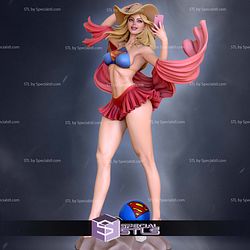 Super Girl Selfie STL Files