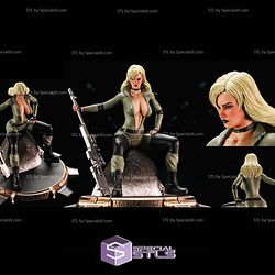Sniper Wolf Metal Gear Solid Sitting STL Files