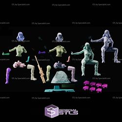 Sniper Wolf Metal Gear Solid Sitting STL Files