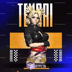 Temari Naruto Bust STL Files