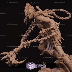 Zestari the Shadar-kai Warrior STL Files