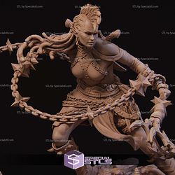 Zestari the Shadar-kai Warrior STL Files