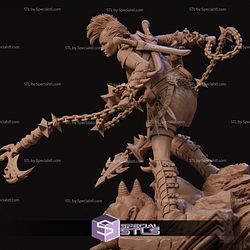 Zestari the Shadar-kai Warrior STL Files