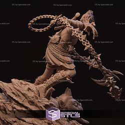 Zestari the Shadar-kai Warrior STL Files