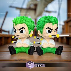 Basic STL Files Zoro Crochet