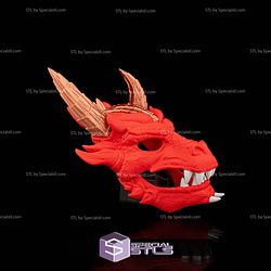 Cosplay STL Files Dragonborn Mask