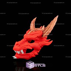 Cosplay STL Files Dragonborn Mask