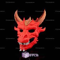 Cosplay STL Files Dragonborn Mask
