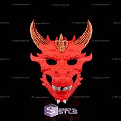 Cosplay STL Files Dragonborn Mask